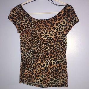 Cheetah Print crop top